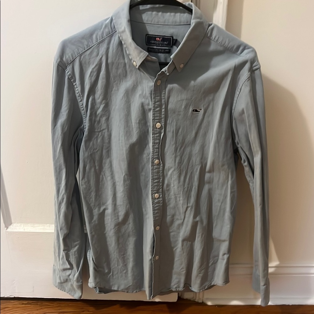 Vineyard Vines Classic Fit Whale Button Down Shirt
